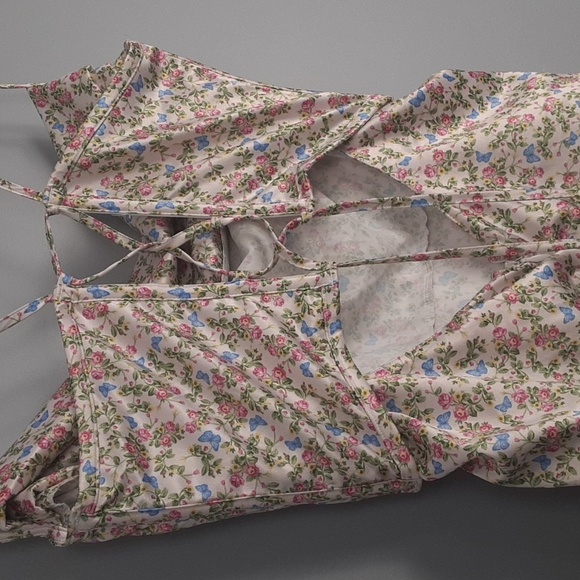 Victoria Secret For Love & Lemons Baby Butterfly Coquette Corset Mini Dress - Picture 8 of 14